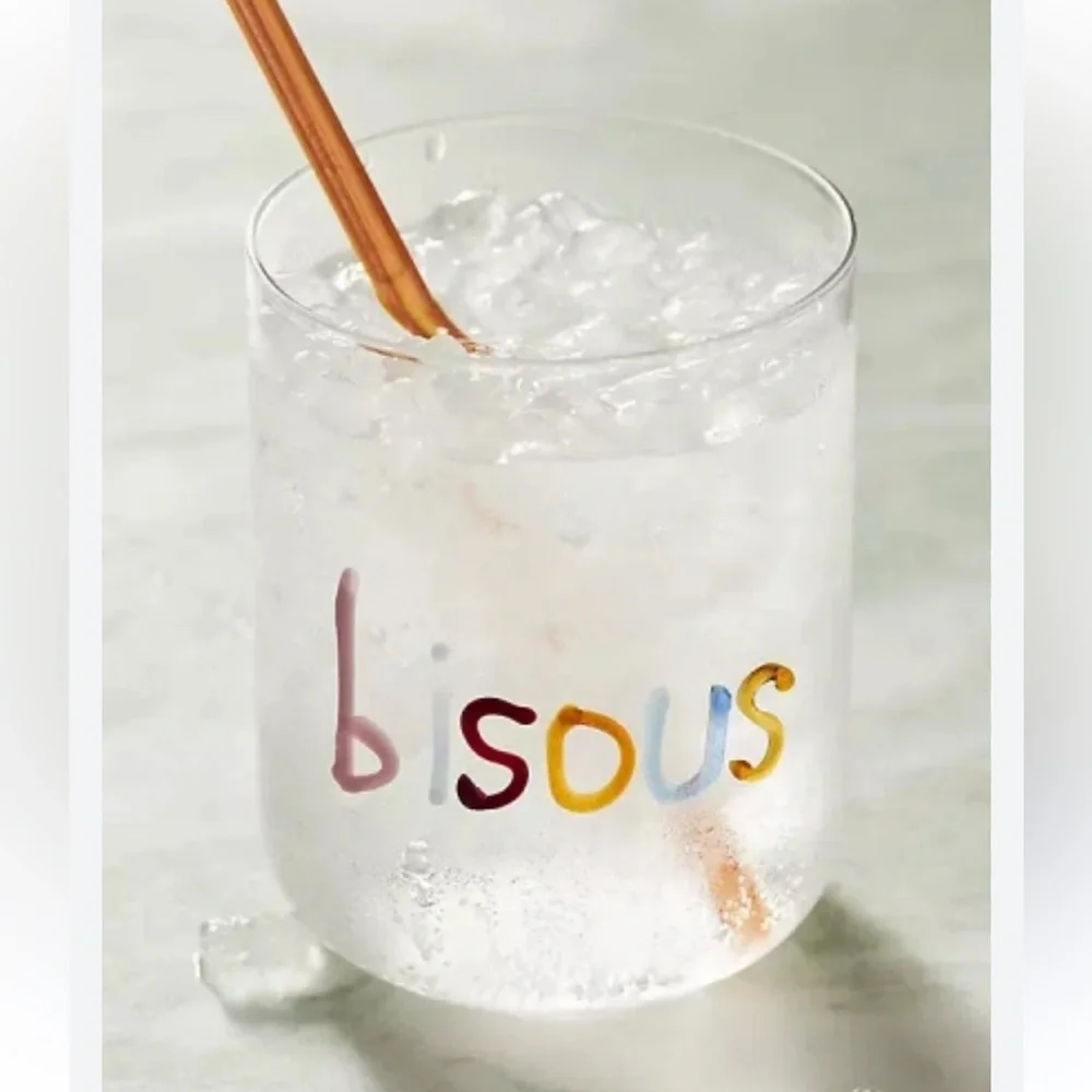 New Anthropologie The Love Notes Juice Glass